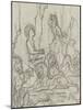 Daniel dans la fosse aux lions-Gustave Moreau-Mounted Giclee Print