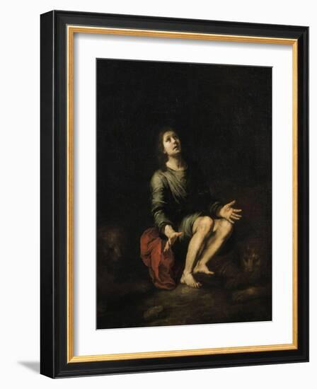 Daniel dans la fosse aux lions-Bartolome Esteban Murillo-Framed Giclee Print