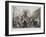 Daniel Defoe in the Pillory, Temple Bar, London, C1840?-JC Armytage-Framed Giclee Print