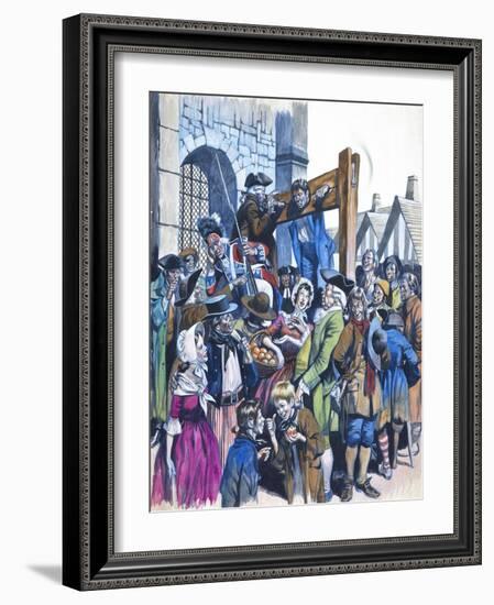 Daniel Defoe-Ron Embleton-Framed Giclee Print