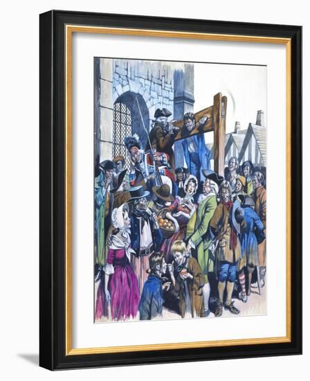 Daniel Defoe-Ron Embleton-Framed Giclee Print