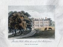 Brocket Hall, Herts, the Seat of Lord Melbourne, 1817-Daniel Havell-Mounted Giclee Print