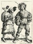 Mercenary soldier and his wife-Daniel Hopfer-Framed Giclee Print