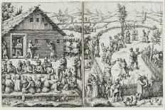 Five Mercenaries in the Thirty Years' War (1518-48), 1530-Daniel Hopfer-Framed Giclee Print