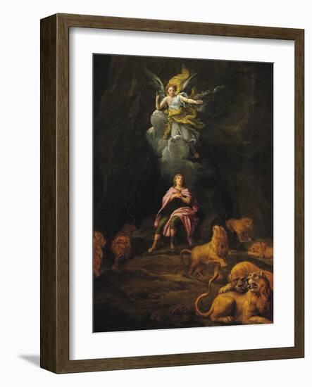 Daniel in the Den of Lions-Francois Verdier-Framed Giclee Print