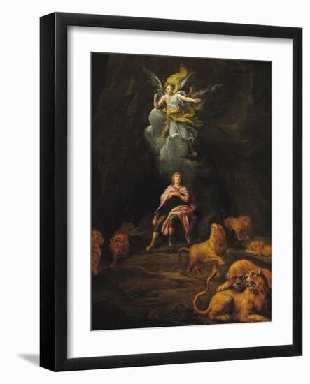 Daniel in the Den of Lions-Francois Verdier-Framed Giclee Print