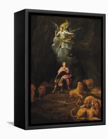 Daniel in the Den of Lions-Francois Verdier-Framed Premier Image Canvas