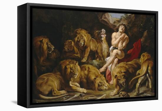 Daniel in the Lions' Den, 1614-1616-Peter Paul Rubens-Framed Stretched Canvas