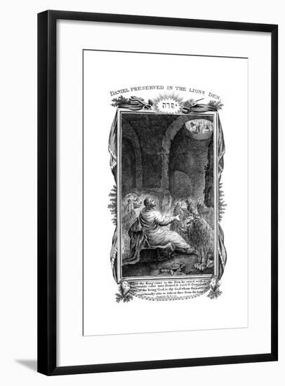 Daniel in the Lions' Den, 1804-null-Framed Giclee Print