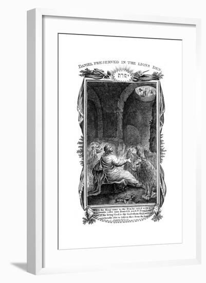 Daniel in the Lions' Den, 1804-null-Framed Giclee Print