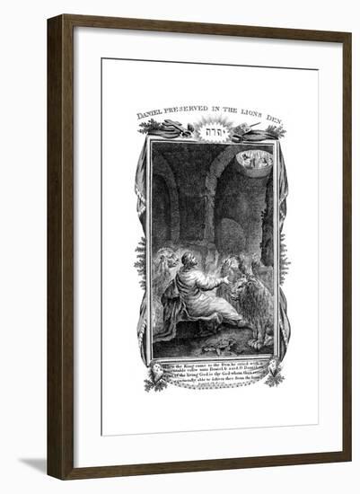 Daniel in the Lions' Den, 1804-null-Framed Giclee Print