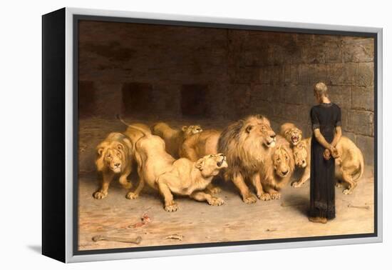 Daniel in the Lions' Den, 1872-Briton Rivi?re-Framed Premier Image Canvas