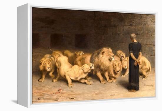 Daniel in the Lions' Den, 1872-Briton Rivi?re-Framed Premier Image Canvas