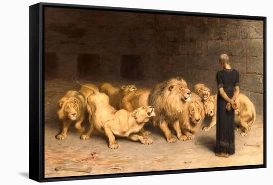 Daniel in the Lions' Den, 1872-Briton Rivi?re-Framed Premier Image Canvas