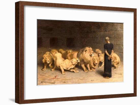 Daniel in the Lions' Den, 1872-Briton Rivi?re-Framed Premium Giclee Print