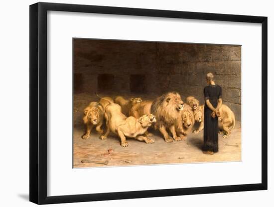 Daniel in the Lions' Den, 1872-Briton Rivi?re-Framed Giclee Print