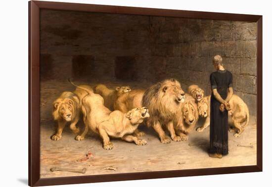 Daniel in the Lions' Den, 1872-Briton Rivi?re-Framed Giclee Print