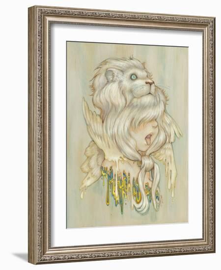 Daniel Lion Roar-Camilla D'Errico-Framed Art Print