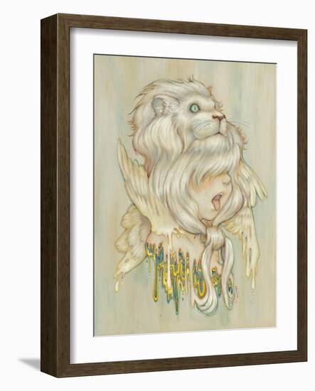 Daniel Lion Roar-Camilla D'Errico-Framed Art Print