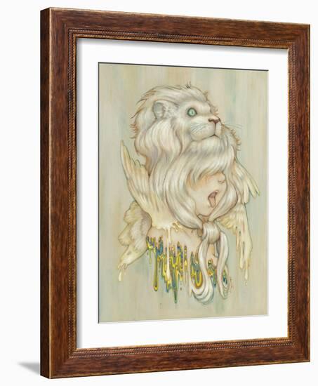 Daniel Lion Roar-Camilla D'Errico-Framed Art Print