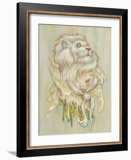 Daniel Lion Roar-Camilla D'Errico-Framed Art Print