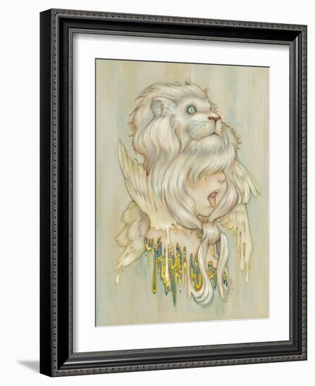 Daniel Lion Roar-Camilla D'Errico-Framed Art Print