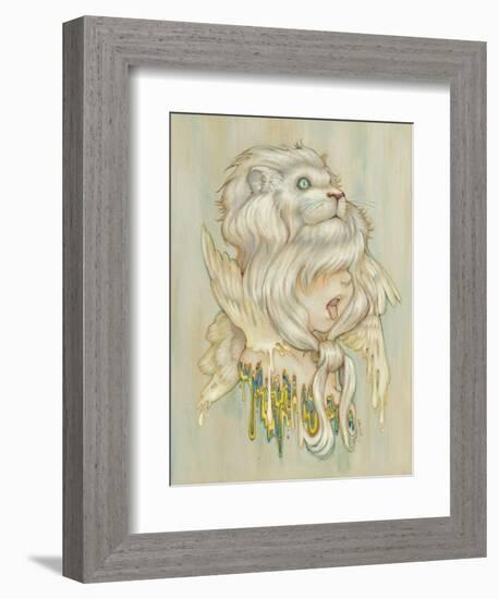 Daniel Lion Roar-Camilla D'Errico-Framed Art Print