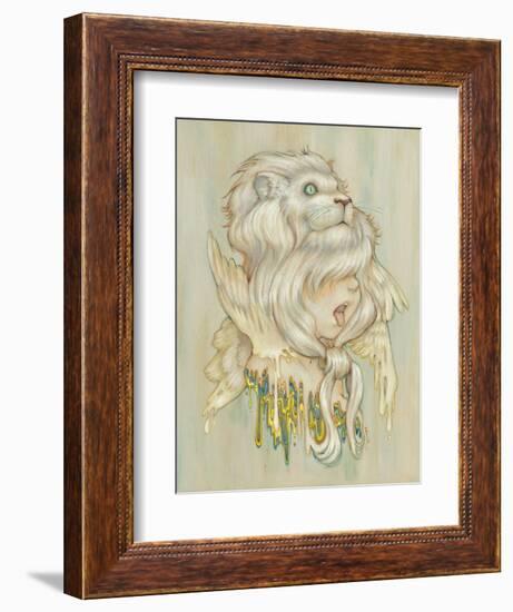 Daniel Lion Roar-Camilla D'Errico-Framed Art Print