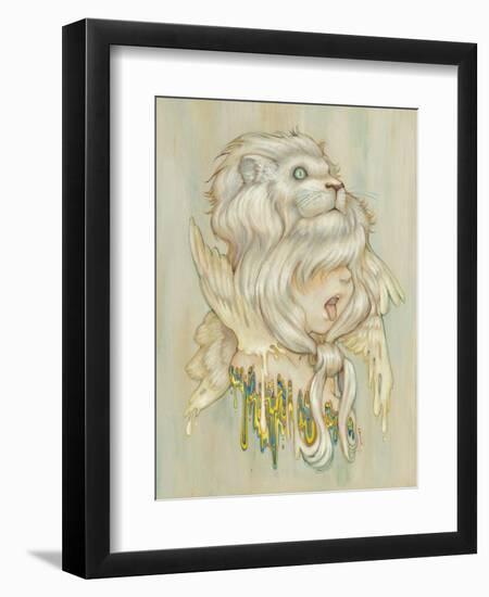 Daniel Lion Roar-Camilla D'Errico-Framed Art Print