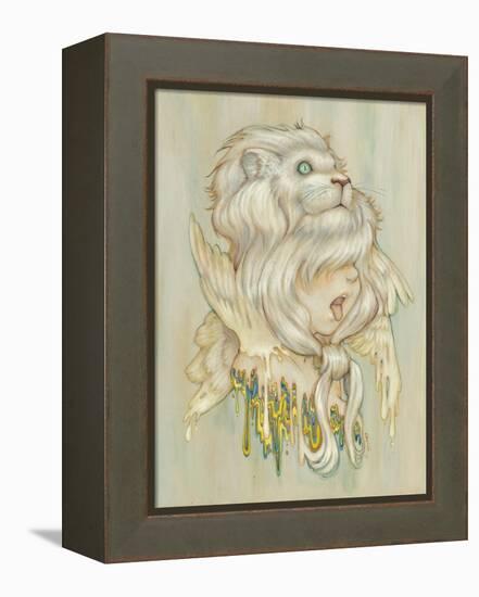 Daniel Lion Roar-Camilla D'Errico-Framed Stretched Canvas