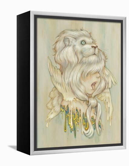 Daniel Lion Roar-Camilla D'Errico-Framed Stretched Canvas