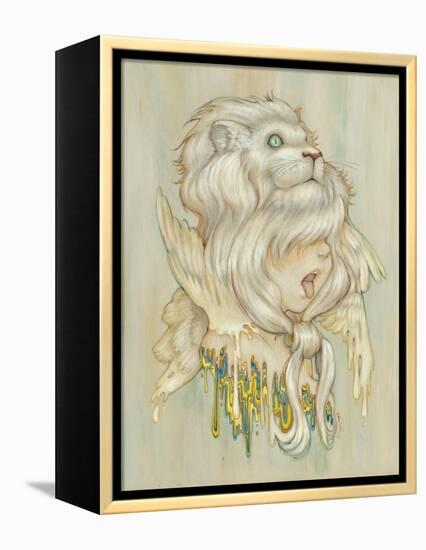 Daniel Lion Roar-Camilla D'Errico-Framed Stretched Canvas