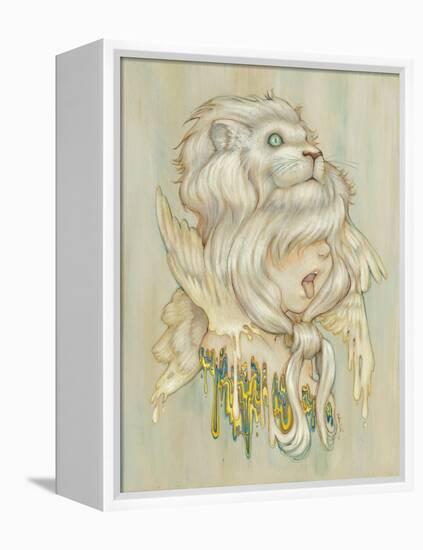 Daniel Lion Roar-Camilla D'Errico-Framed Stretched Canvas