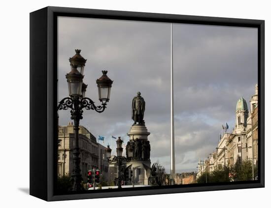 Daniel O'Connell Street, Dublin, Republic of Ireland, Europe-Oliviero Olivieri-Framed Premier Image Canvas