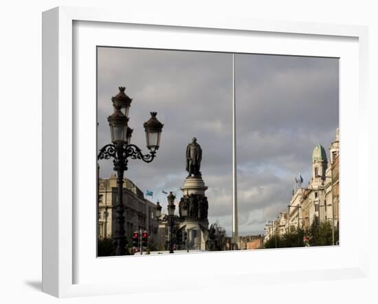 Daniel O'Connell Street, Dublin, Republic of Ireland, Europe-Oliviero Olivieri-Framed Photographic Print