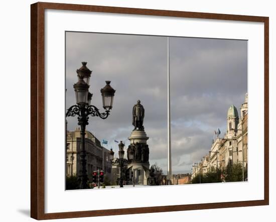 Daniel O'Connell Street, Dublin, Republic of Ireland, Europe-Oliviero Olivieri-Framed Photographic Print