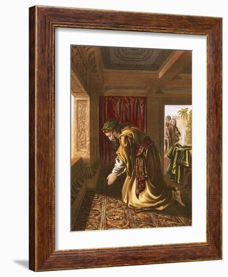 Daniel Praying-English-Framed Giclee Print