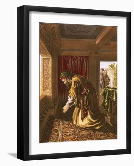 Daniel Praying-English-Framed Giclee Print