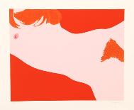 Femme Aux Cheveaux Rouge II-Daniel Riberzani-Framed Serigraph