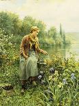 Fishing on a Spring Day-Daniel Ridgway Knight-Giclee Print