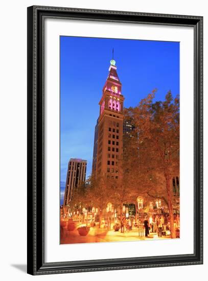 Daniel's and Fisher Tower, 16th Street Mall, Denver, Colorado, United States of America-Richard Cummins-Framed Photographic Print