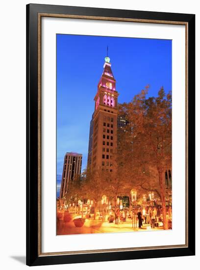 Daniel's and Fisher Tower, 16th Street Mall, Denver, Colorado, United States of America-Richard Cummins-Framed Photographic Print