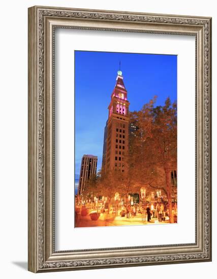 Daniel's and Fisher Tower, 16th Street Mall, Denver, Colorado, United States of America-Richard Cummins-Framed Photographic Print