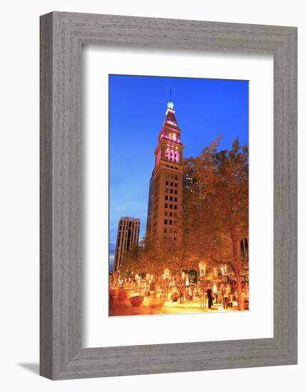Daniel's and Fisher Tower, 16th Street Mall, Denver, Colorado, United States of America-Richard Cummins-Framed Photographic Print