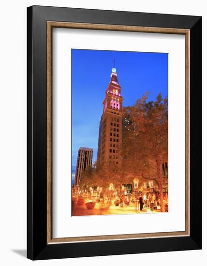 Daniel's and Fisher Tower, 16th Street Mall, Denver, Colorado, United States of America-Richard Cummins-Framed Photographic Print