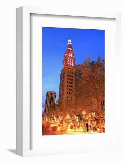 Daniel's and Fisher Tower, 16th Street Mall, Denver, Colorado, United States of America-Richard Cummins-Framed Photographic Print