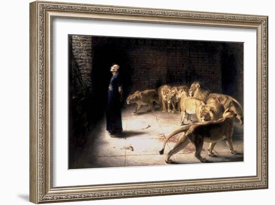 Daniel's Answer to the King-Briton Rivière-Framed Giclee Print