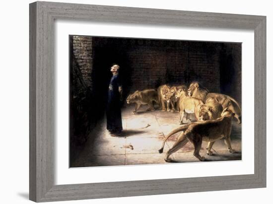 Daniel's Answer to the King-Briton Rivière-Framed Giclee Print