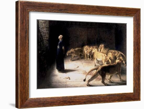 Daniel's Answer to the King-Briton Rivière-Framed Giclee Print