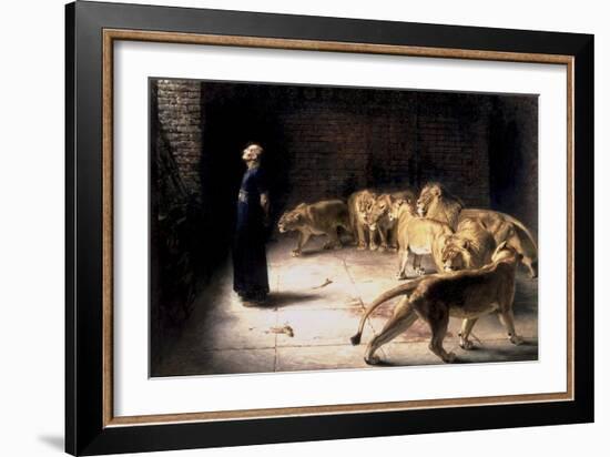 Daniel's Answer to the King-Briton Rivière-Framed Giclee Print